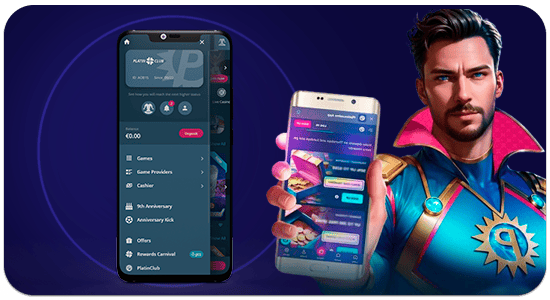 platincasino app interface